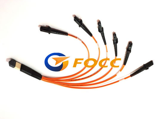 China MPO MTP Hydra Cable / MTP/MPO Fiber Breakout Cable Direct Array MTRJ Terminator supplier