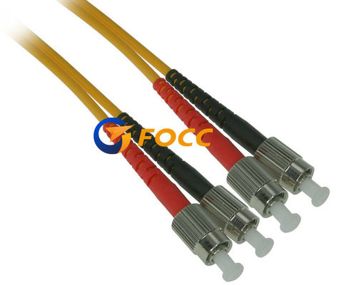 China APC Polish Type 3.0mm FC Duplex Single Mode Fiber Optic Cable PVC Sheath Fiber Patch Cable supplier