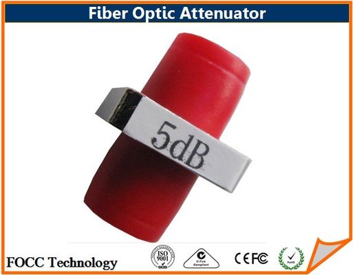 China 5dB Optical Fiber Optic FC PC Fixed Attenuator Dual Wavelength supplier