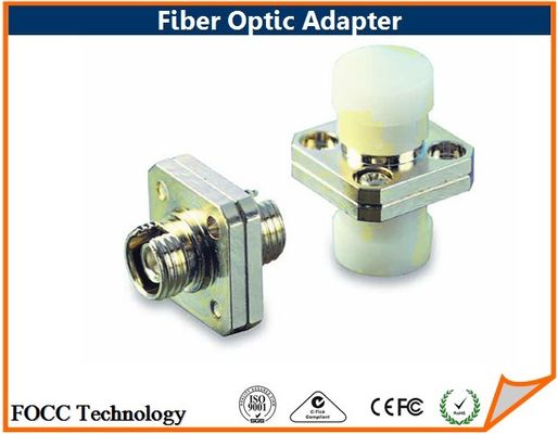 China SC Duplex Square FC Fiber Optic Adapter Connector Flange Type For Multimode PC supplier