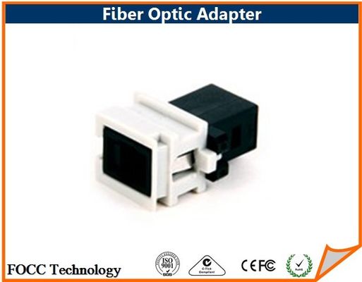 China MTRJ to MTRJ Fiber Optic Adapter Polymer Housing SC Footprint In Network supplier