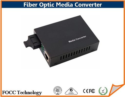 China High Speed Ethernet Fiber Optic Media Converter Gigabit For CCTV / Data Transmission supplier