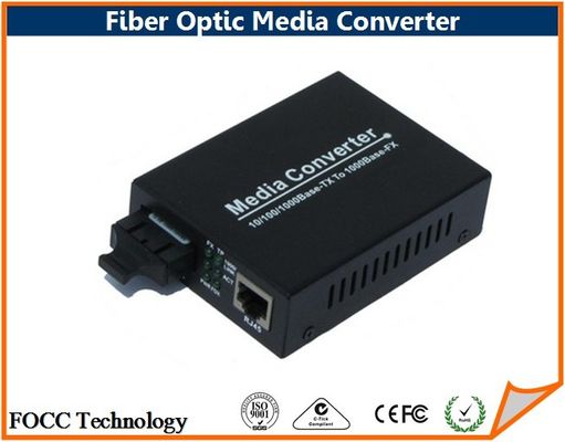 China SC / ST Connector Fiber Optic Media Converter supplier