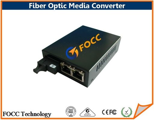 China 10/100M WDM BIDI Single Fiber Fast Ethernet Media Converter SC Connector 20km supplier