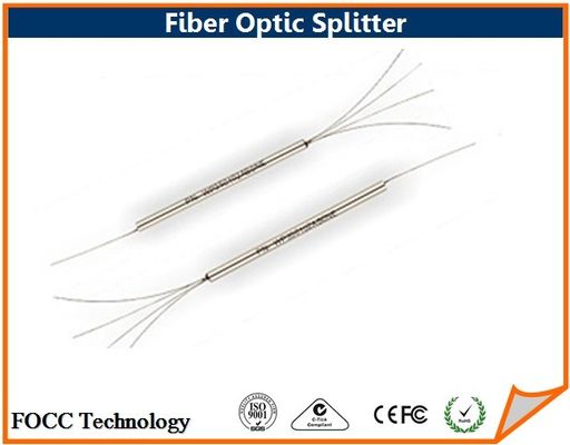 China Single Mode 1×4 TBC Fiber Optic Splitter For Optical Module And The Fiber Sensor supplier