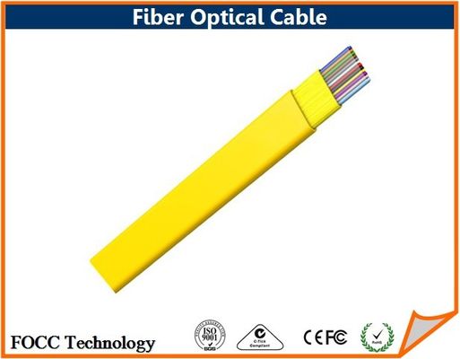 China 12 Strand Ribbon Flat Fiber Optic Patch Cable For Optical Fiber Jumper And Pigtail supplier