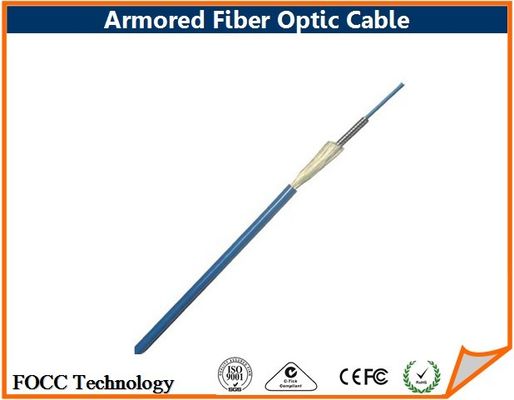 China Flexible Armored Fiber Optic Patch Cable Connectors / Simplex Fiber Optic Cable supplier