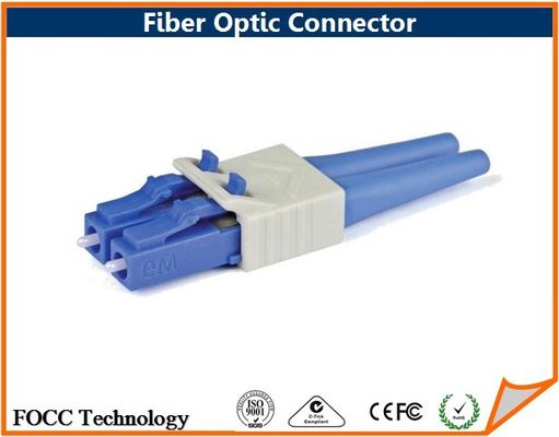 China Standard LC Duplex Fiber Push-Pull Singlemode Optical Optic Connector Compact Type supplier