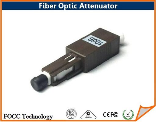 China High Voltage MU Fiber Optic Fixed Optical Attenuator / Digital Step Attenuator 1dB 30dB supplier