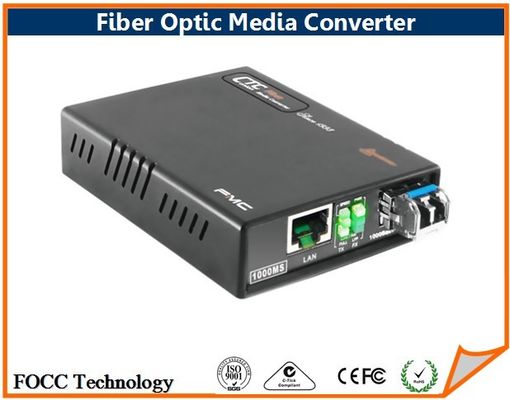 China Gigabit Ethernet Copper To Fiber Optic Media Converter TX 1000Base Dual Item supplier