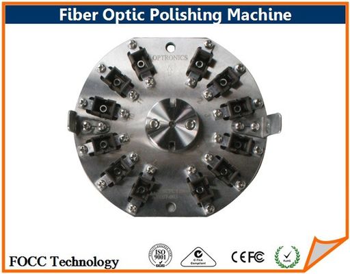 China 12 Connectors SC / PC Fiber Optic Polishing Plate Connectorised Polish Jigs supplier