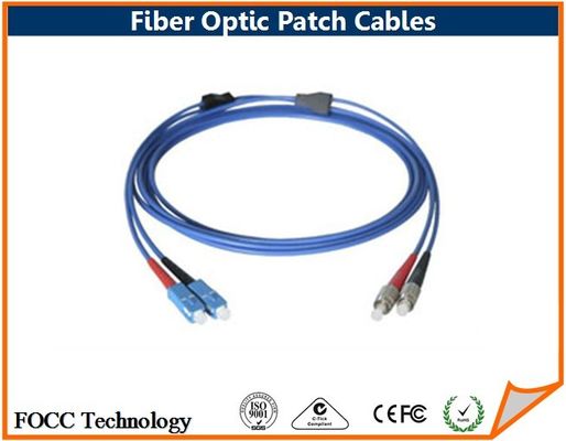 China Armored Ethernet Fiber Optic Patch Cables SC to FC Multi-Mode Duplex Patch Cord supplier