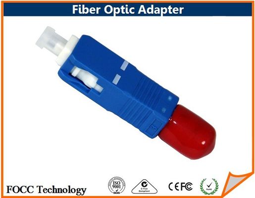 China Hybrid Tipe Fiber Optic SC Male to ST Female Hybrid Adapter, 9/125μm Singlemode supplier