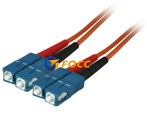 China Custom OM2 Optical Fiber Cables SC SC Multimode Fiber Patch Cable supplier