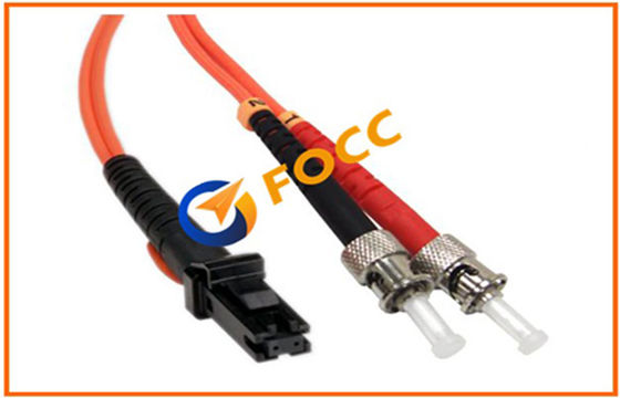 China ST To MTRJ Duplex Fiber Optic Patch Cables 2.0mm, 62.5/125μm OM1 With PVC Jacket supplier