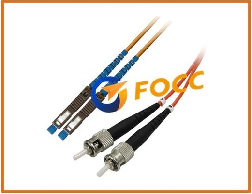 China PVC Jacket ST to MU Fiber Optic Patch Cables Multimode Duplex OM1 , 2.0mm supplier