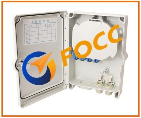 China Waterproof Fiber Optic Terminal Box / Network Termination Box , 2 Port Plus 24 Port supplier