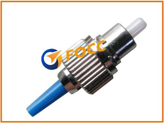 China Plastic Blue Boot Network ST Connector Fiber Optic Cable For Telecommunication supplier