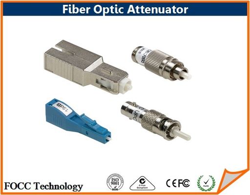 China Broadband Network Fiber Optic LC Attenuator 15db 20db , Single-mode supplier