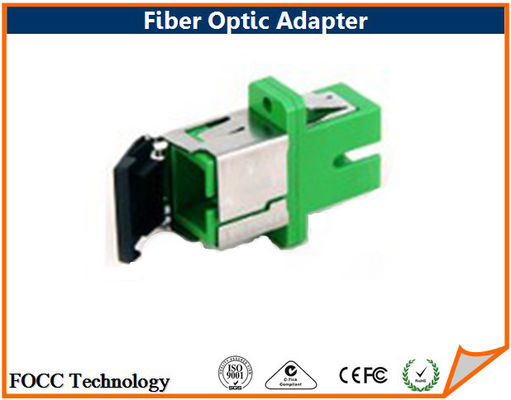China Wireless LAN / CATV FTTH Fiber Optic Cable Adapter / SC wtih shutter Adapter supplier