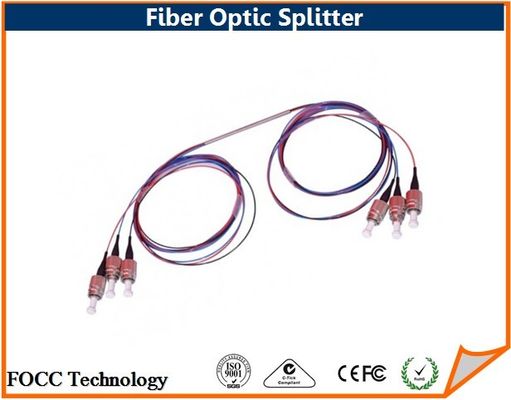 China Custom Singlemode Fiber Optic Coupler 1310nm 1550nm , PLC Optical Splitter supplier