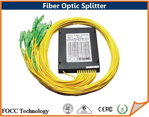 China PLC Fiber Optic Splitter Dual Window Singlemode Passive Optical Splitter Loss supplier