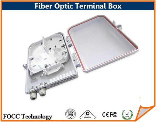 China Wallmount Cabinet 4 Core Fiber Optic Terminal Box / Ftth Termination Box supplier