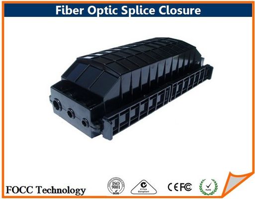 China 144 Core FTTH Dome Fiber Optic Splice Closure 2 Trays For Pole Mounted supplier