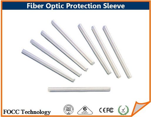 China Pre-Shrunk Heat Bonded Fiber Optic Protection Sleeve / Fusion Splice Sleeves supplier