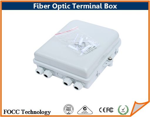 China 4 Port FTTH Outdoor Fiber Optic Termination Box With SC / LC / FC / ST Connector supplier