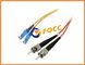 Home Fiber Optic Network Cable 2.0mm Multi - mode Duplex E2000-ST Patch Cord PVC supplier